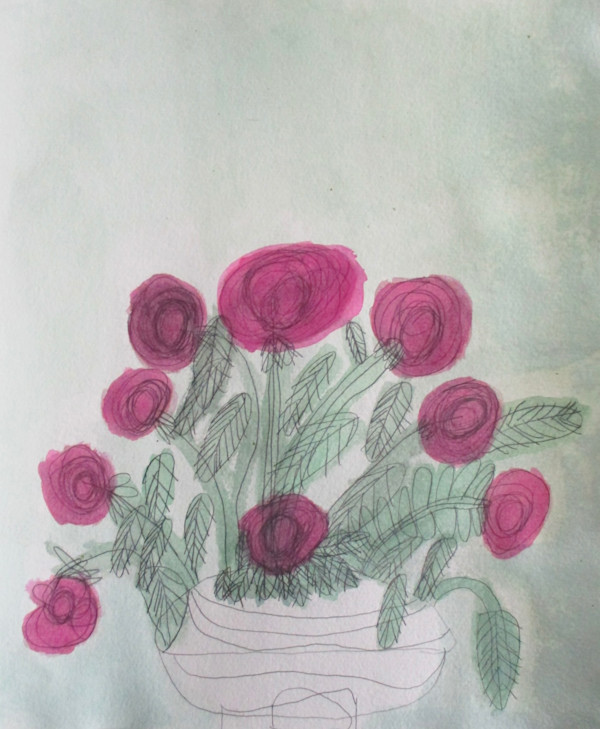 Rose Bouquet by Jenny Bullock