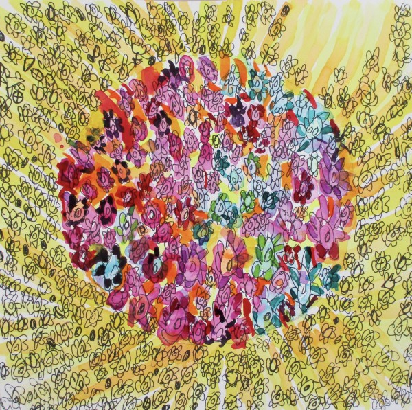 Flower Mandala Vibrations by John Peterson