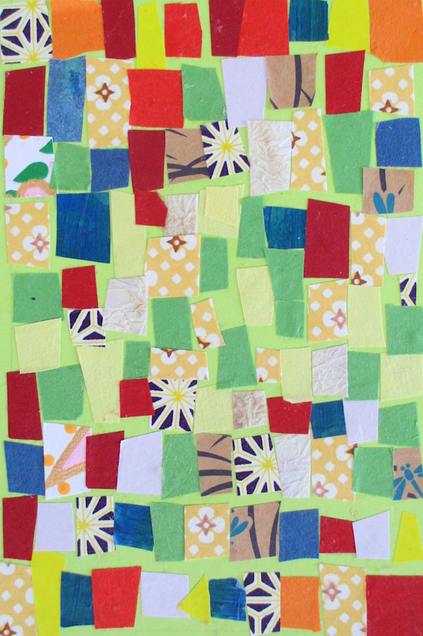 Green Patchwork by Julie Burnett