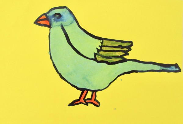Blue Bird by Patricia  Drake