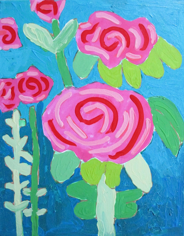Rose Garden by Patricia  Drake