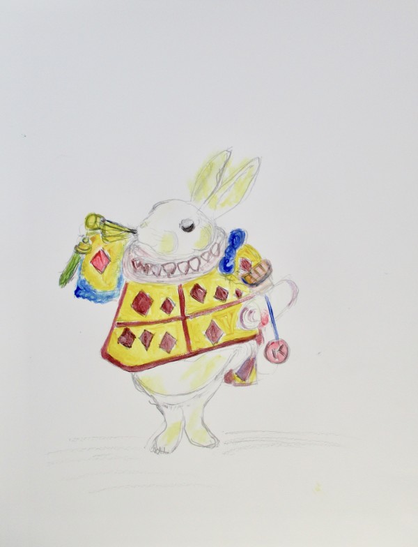 White Bunny Rabbit by Robynn Vaughn