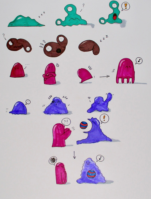 Oozies At Play by Rose Gordon