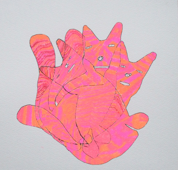 Pink Cats by Tanya Noske