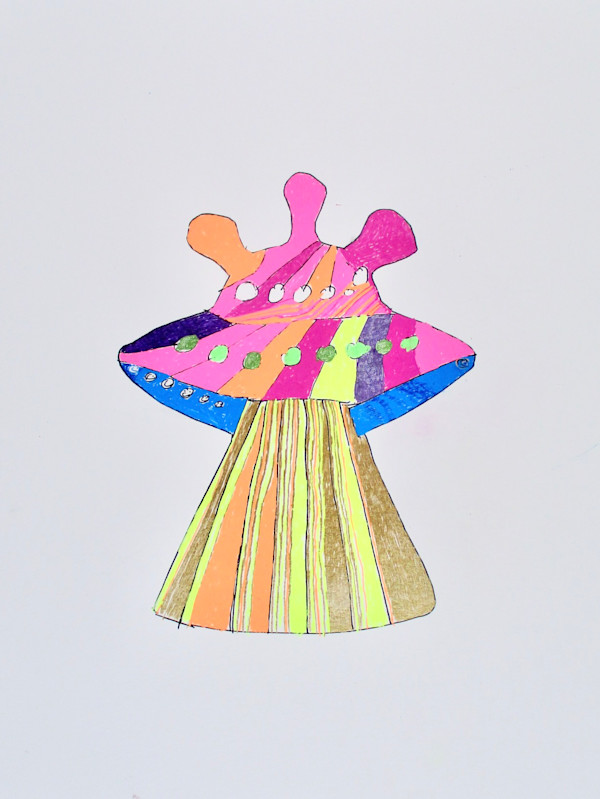 Psychedelic Saucer by Tanya Noske, Image 1.