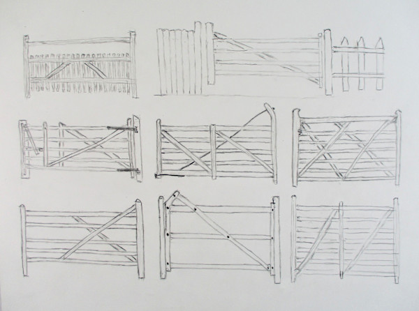 Fence Study #2 by Toni Johnston