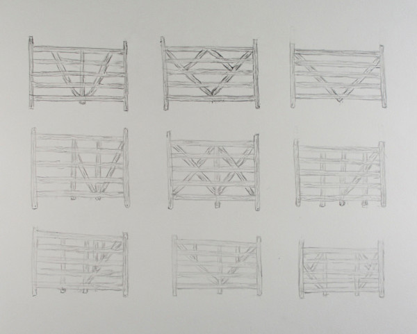 Fence Study #1 by Toni Johnston