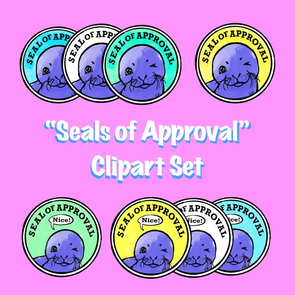 Seal of Approval Clipart by Em Campbell