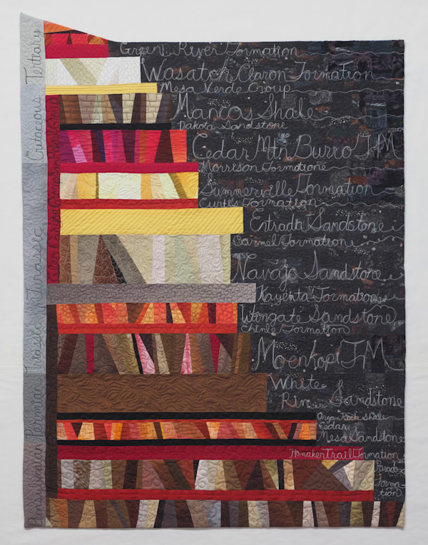 Stratigraphic Column by Vicki Conley