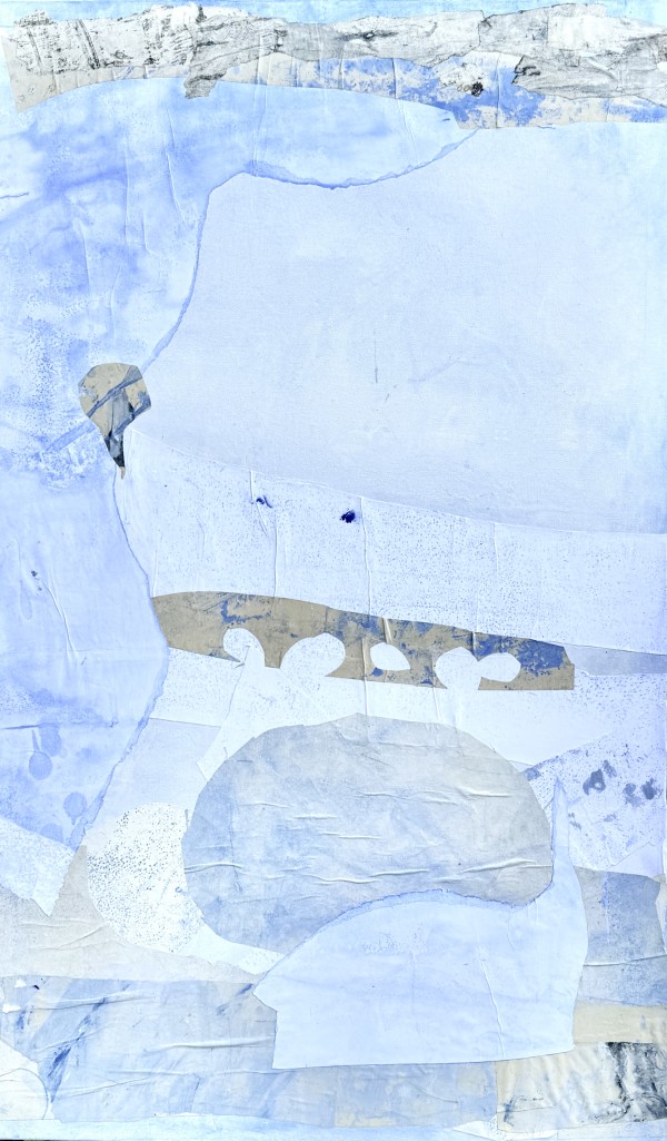 The Moon and the Air It Moves - Triptych - Left Panel by Peter Anderson