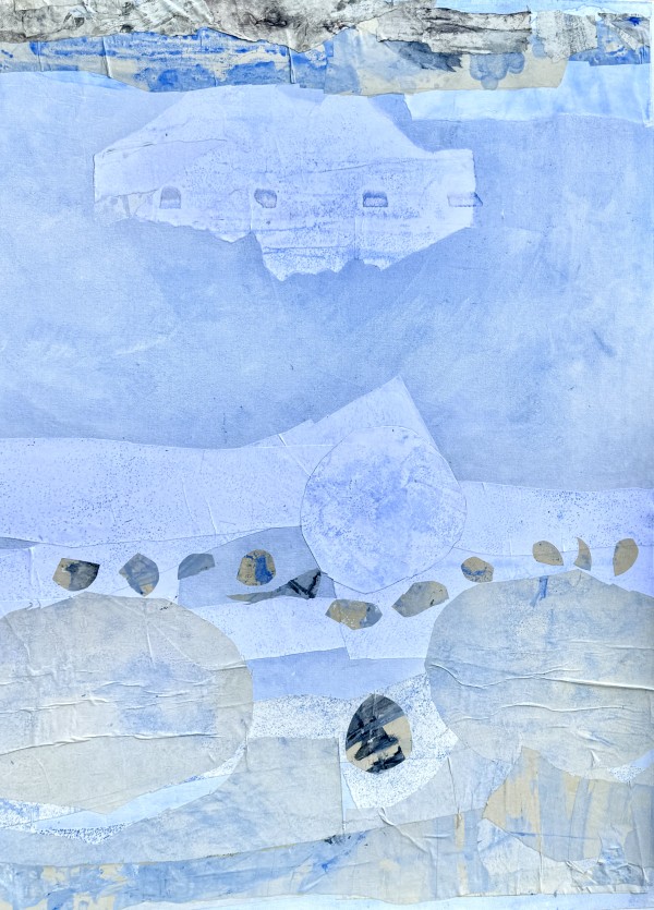 The Moon and the Air it Moves - Triptych - Center Panel by Peter Anderson
