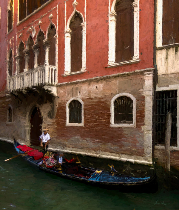 Gondola, Venice Canal by George Cannon