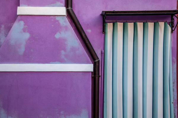 Purple with Curtain, Burano