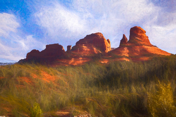 Sedona Pastel by George Cannon