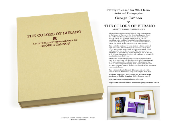 The Colors of Burano - Limited Edition Portfolio