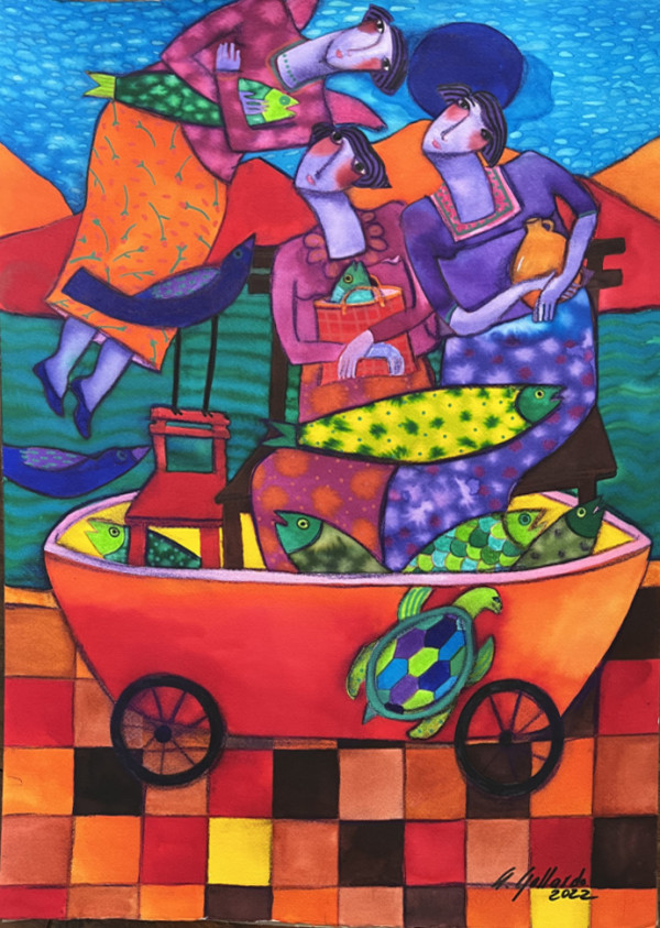 Dia de Pesca by ALICIA GALLARDO, Image 1.