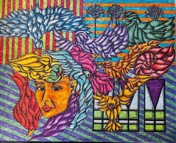 Tienes la Cabeza llena de Pájaros by ALESSANDRA ALBIN, Image 1.
