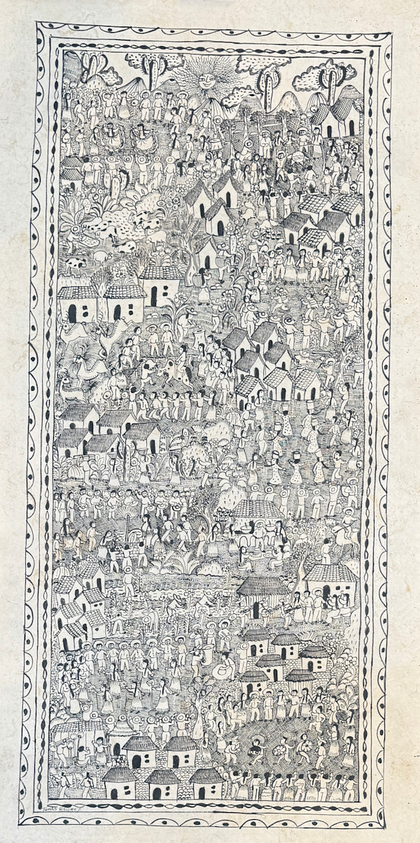 Pueblo with Piñata by Tomas Ramirez, Image 1.