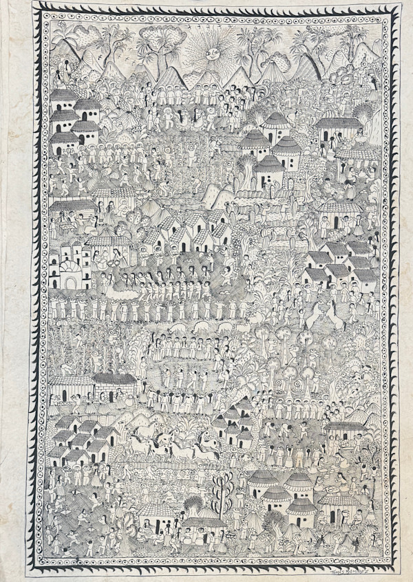 Pueblo with Wedding Ceremony by Tomas Ramirez, Image 1.