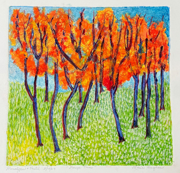 Orange Trees by MARIA HUGHES, Image 1.
