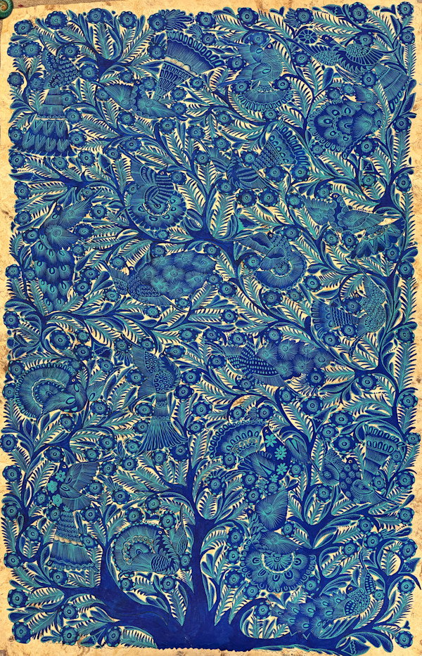 Indigo Sapphire Birds II by TOMAS RAMIREZ, Image 1.