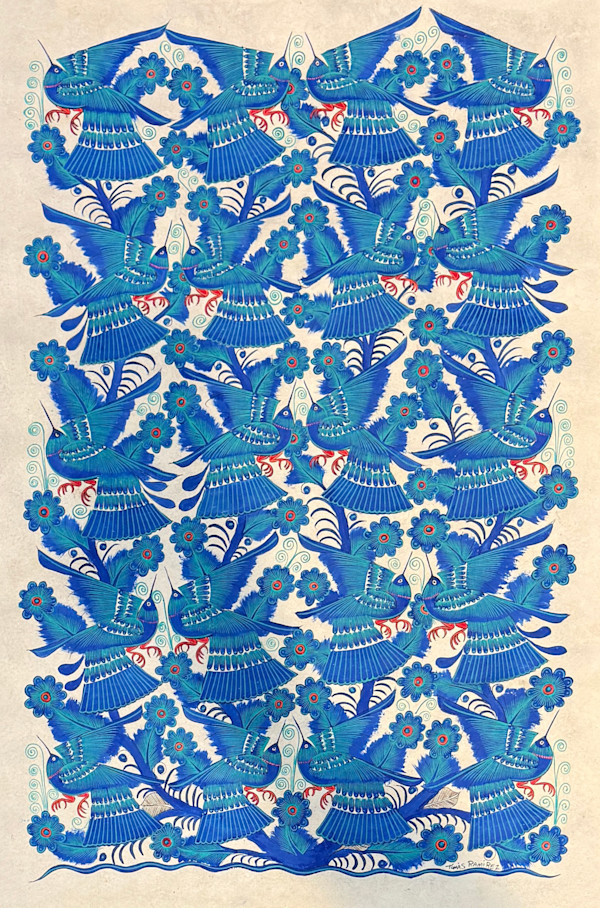 Intense Blue Birds VI by TOMAS RAMIREZ, Image 1.