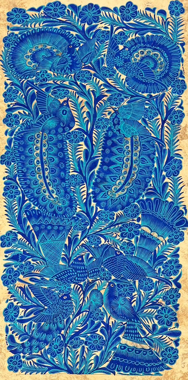Intense Sapphire Birds VI by TOMAS RAMIREZ, Image 1.