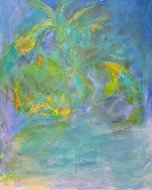 Palm tree at night by Serrano Gallery, Image 1.