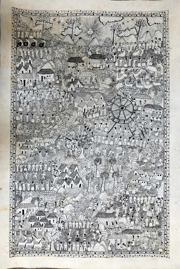 VILLAGE WITH THE FERRIS WHEEL by TOMAS RAMIREZ , Image 1.