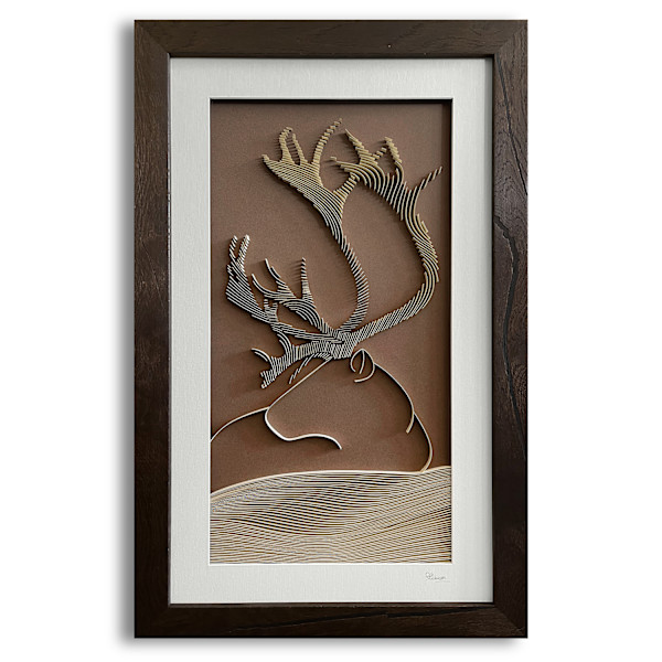 Autumn Caribou by Paulina M Johnson