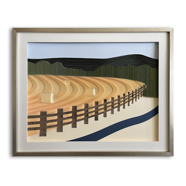Hay Field by Paulina M Johnson