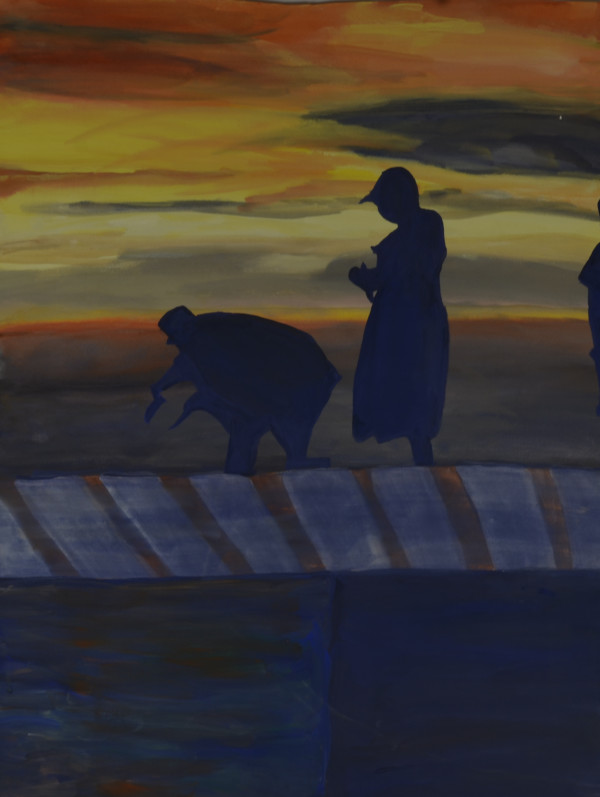 Fishermen in the Sunset by Kelly Karim
