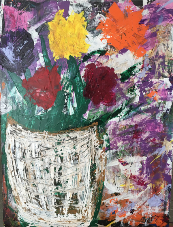 Basket of Flowers by Matt Hanover