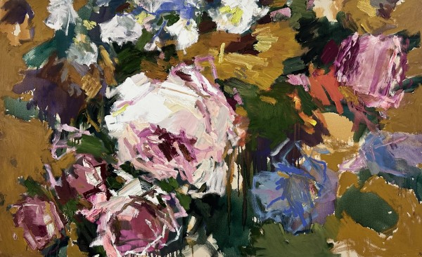Lots of Flowers in a Painting by Llewellyn Skye