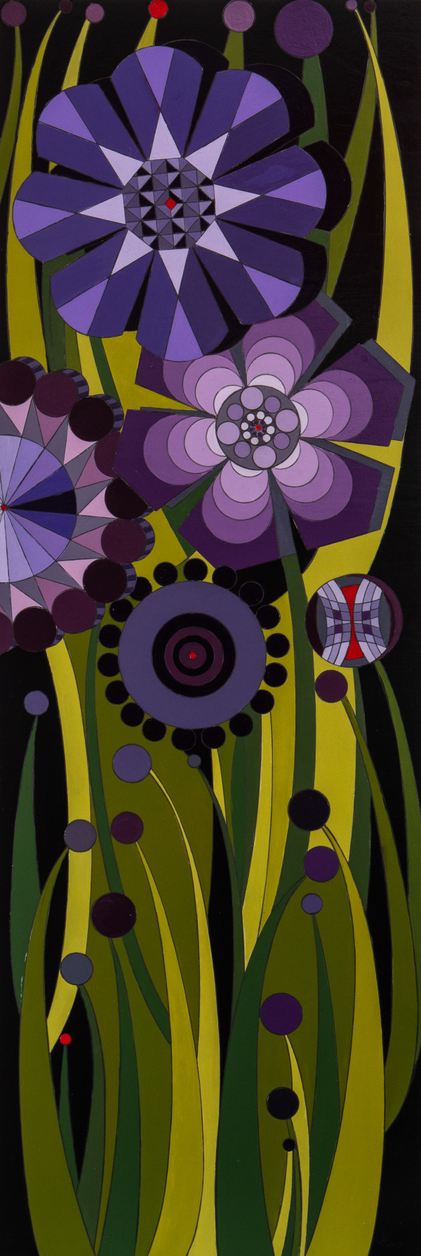 Purple Flowers by Claudia Lohmann