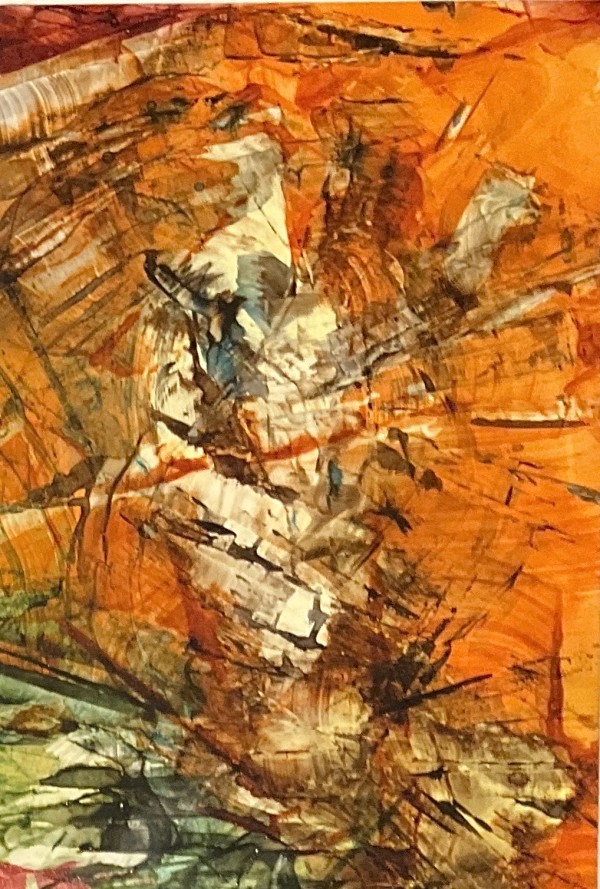 Orange Contortion by Claudia Lohmann