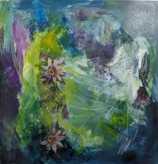 Double Passion Flower by Jillian Goldberg