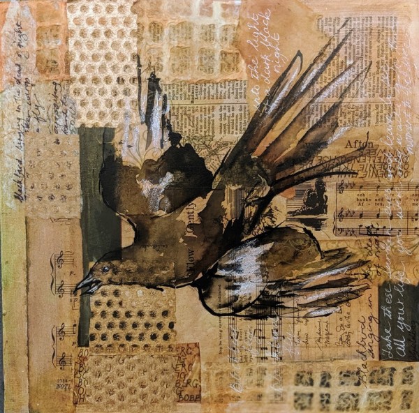 Blackbird in Flight by Jillian Goldberg