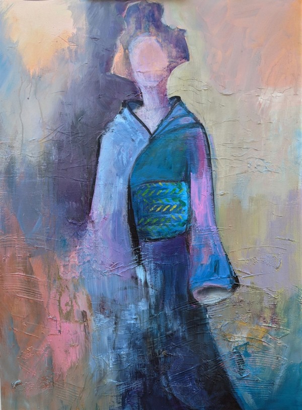 Blue Kimono by Jillian Goldberg