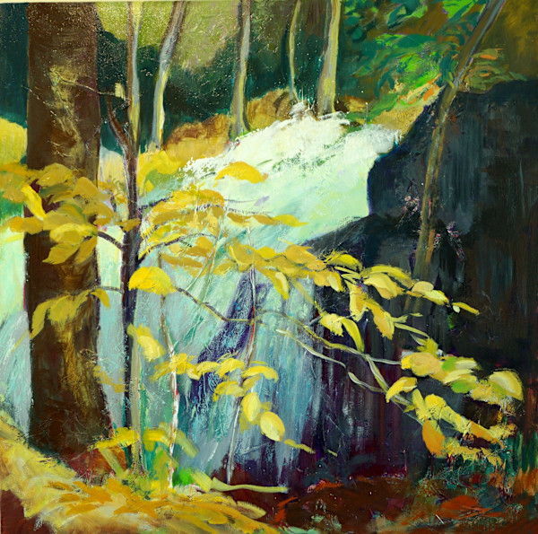 Poconos (Leaves and Water) by Jillian Goldberg