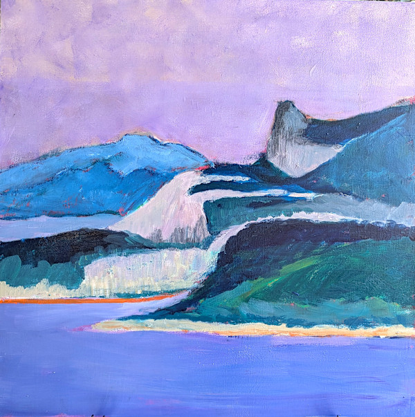 Purple Fjord by Jillian Goldberg