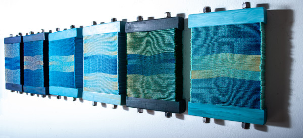 Chromatic Book Blocks- Blue by Susan Hensel