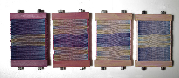 Chromatic Book Blocks-Pink by Susan Hensel