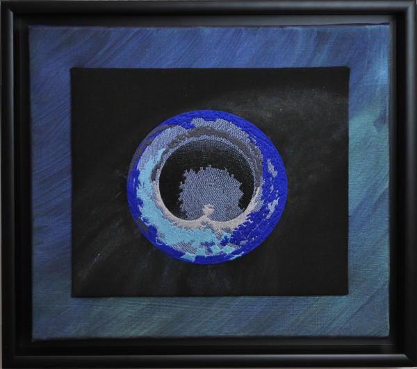 Teardrop Torus Blue by Susan Hensel