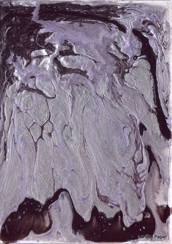 Purple, Silver, Brown by Luis A. Pagan