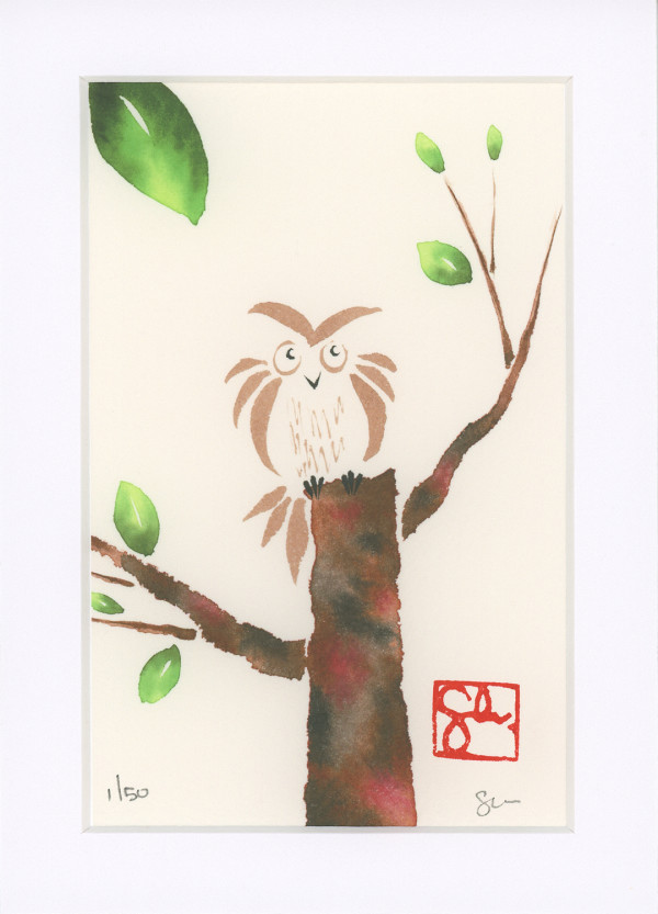 Bird Series - Owl by Craig Whitten