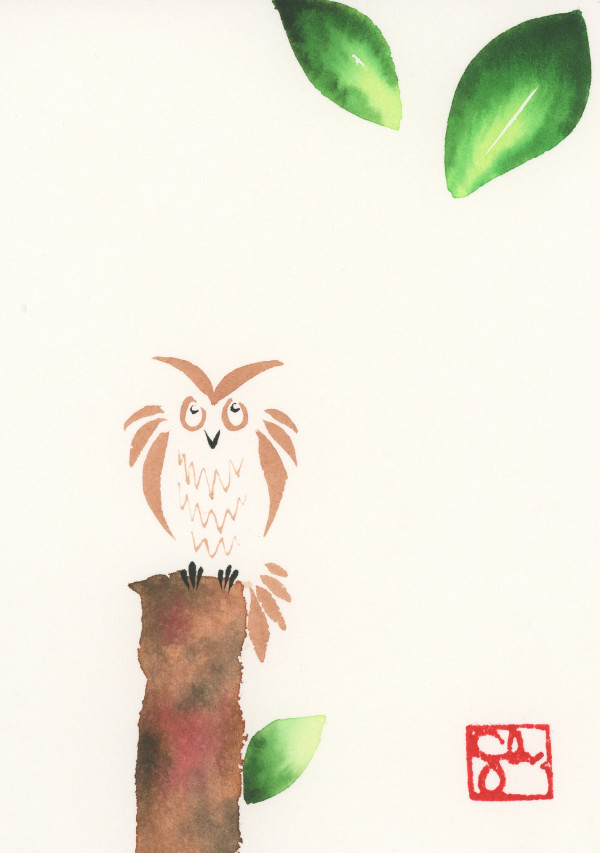 Bird Series - Owl by Craig Whitten