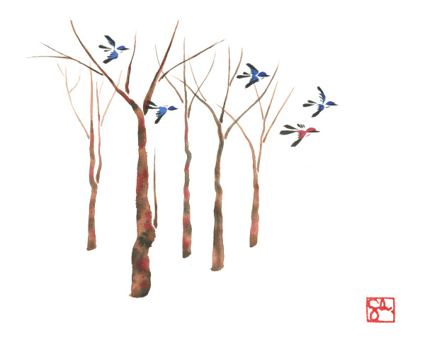 Bird Series - Branch by Craig Whitten