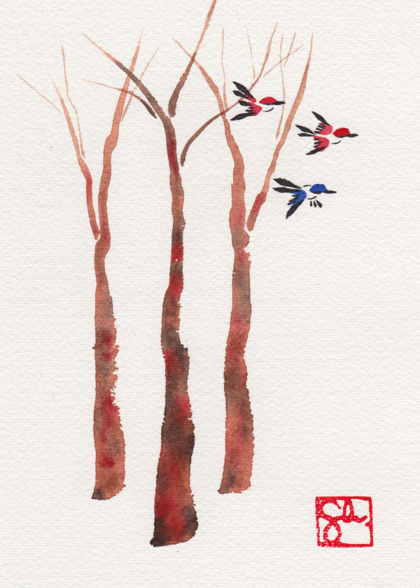 Bird Series - Forest Birds by Craig Whitten