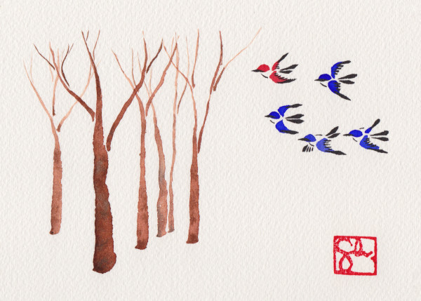 bird Series - Forest Birds by Craig Whitten